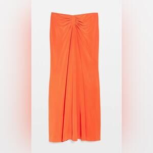 White House Black Market Ruched Maxi Skirt
